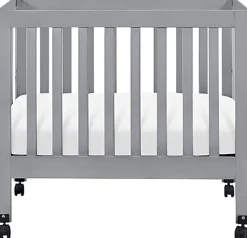 Babyletto Origami Mini Crib - Grey