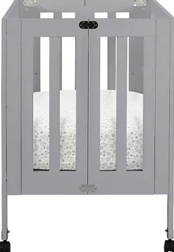 Babyletto Origami Mini Crib - Grey