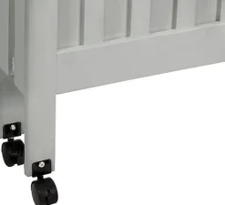 Babyletto Origami Mini Crib - Grey