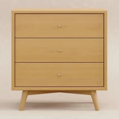 Babyletto Palma 3-Drawer Assembled Dresser - Honey