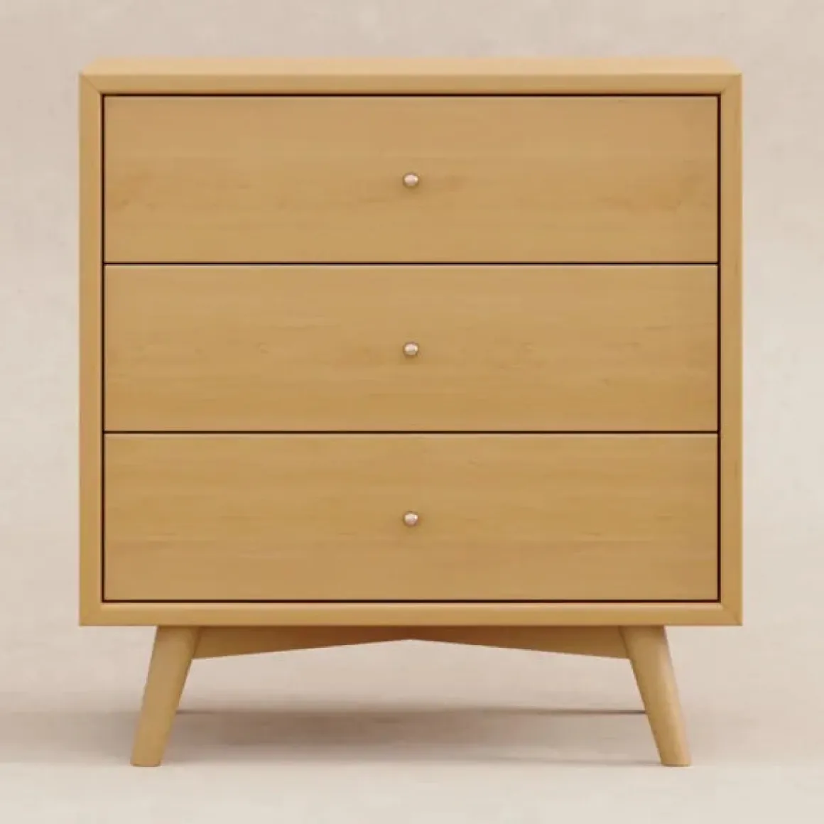 Babyletto Palma 3-Drawer Assembled Dresser - Honey