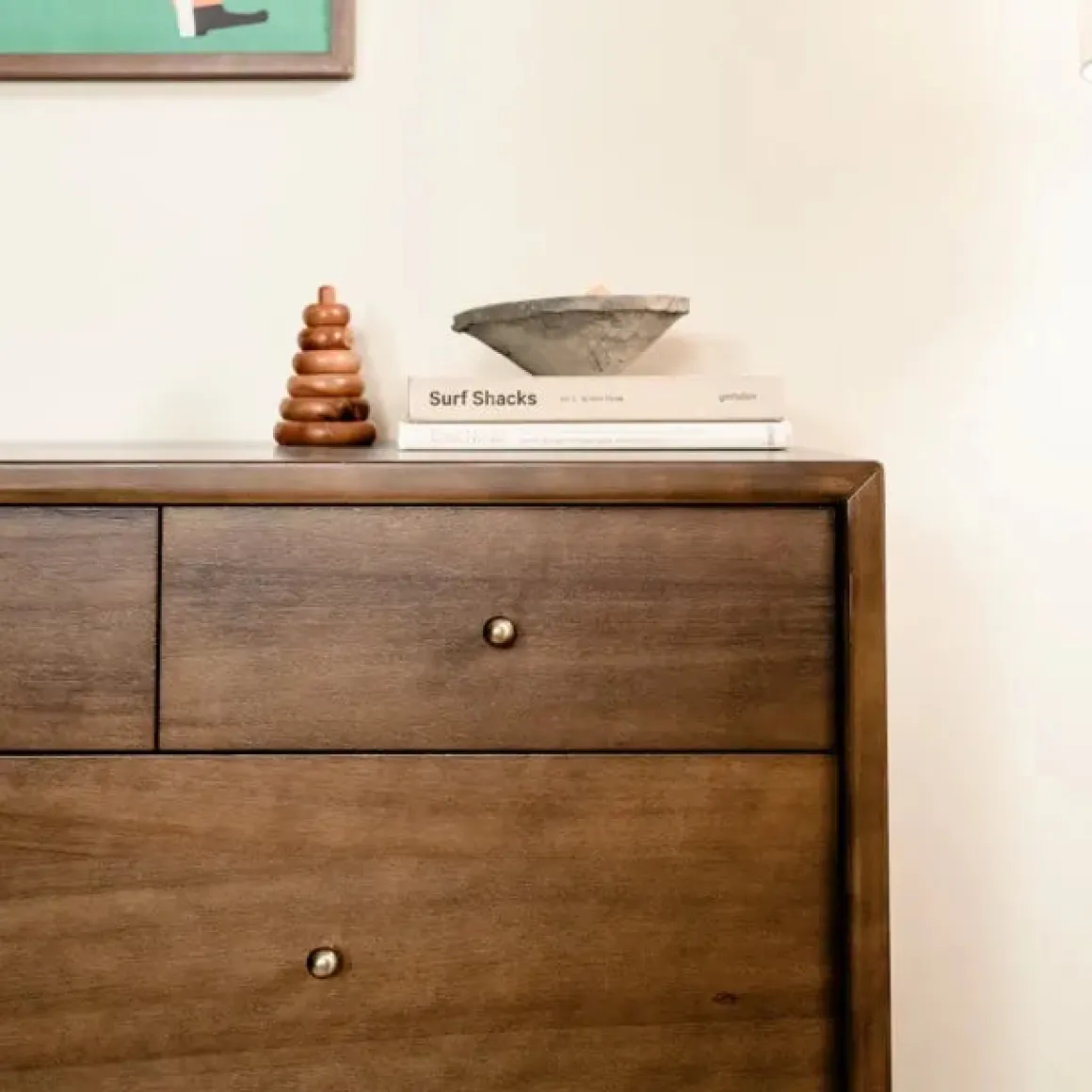 Babyletto Palma 7-Drawer Assembled Double Dresser - Natural Walnut