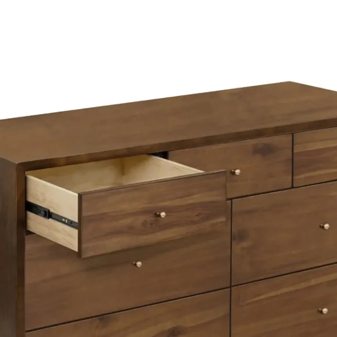 Babyletto Palma 7-Drawer Assembled Double Dresser - Natural Walnut