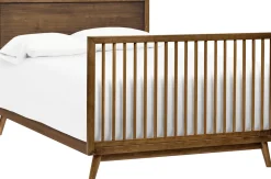 Babyletto Palma 4-in-1 Convertible Crib w/Toddler Bed Conversion Kit - Natural Walnut