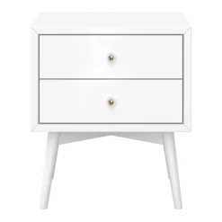 Babyletto Palma Nightstand, Assembled - White