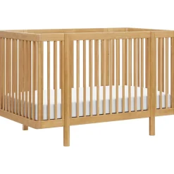 Babyletto Pogo 8-in-1 Convertible Crib w/All-Stages Conversion Kits - Honey