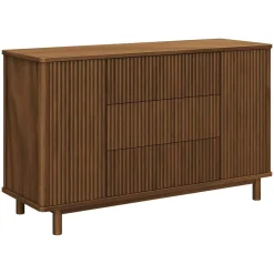 Babyletto Pogo Tambour Assembled Dresser - Natural Walnut