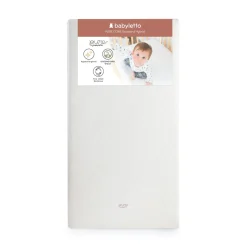 Babyletto Pure Core Crib Mattress w/ Hybrid Quilted Waterproof Cover (2-Stage)