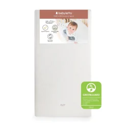 Babyletto Pure Core Crib Mattress w/ Hybrid Quilted Waterproof Cover (2-Stage)