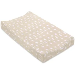 Babyletto Quilted Changing Pad Cover in GOTS Certified Organic Muslin Cotton - Beach Bum