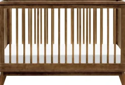 Babyletto Scoot 3-in-1 Convertible Crib w/Toddler Bed Conversion Kit - Natural Walnut