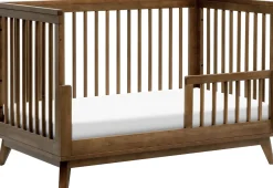 Babyletto Scoot 3-in-1 Convertible Crib w/Toddler Bed Conversion Kit - Natural Walnut