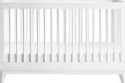 Babyletto Scoot 3-in-1 Convertible Crib w/Toddler Bed Conversion Kit - White