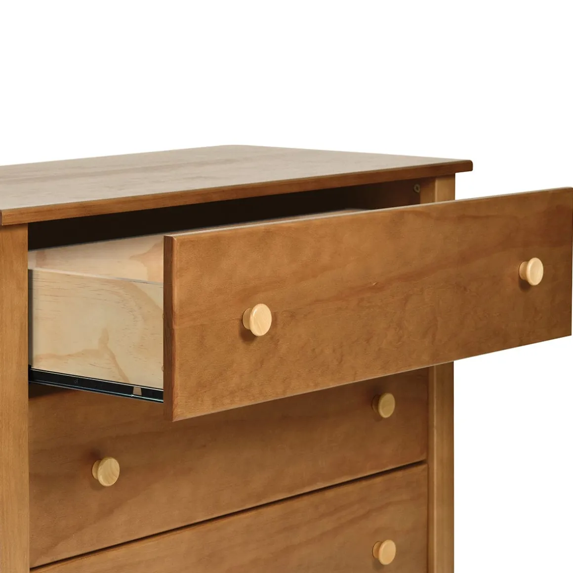 Babyletto Sprout 3-Drawer Changer Dresser w/Removable Changing Tray - Chestnut / Natural