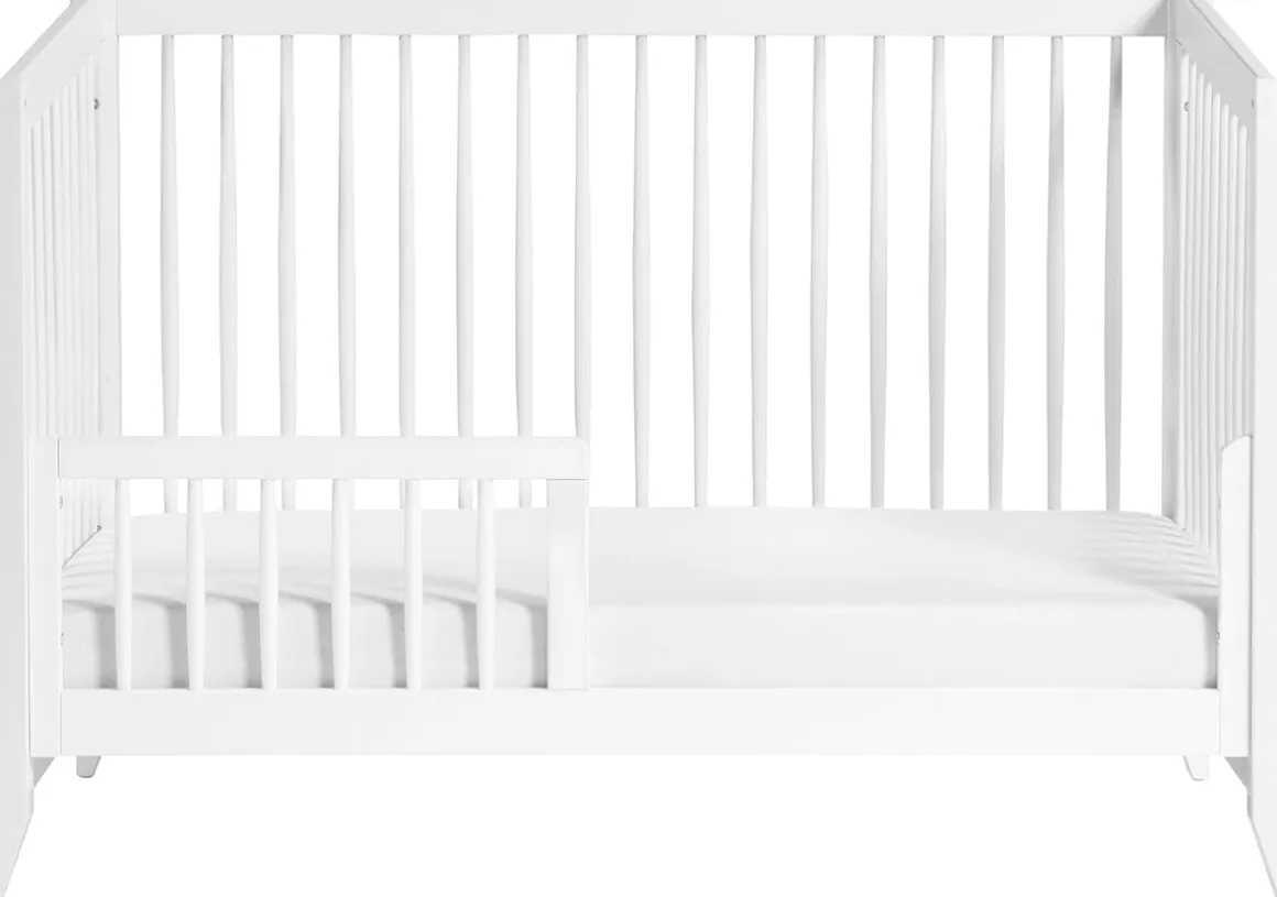 Babyletto Sprout 4-in-1 Convertible Crib w/Toddler Bed Conversion Kit - White