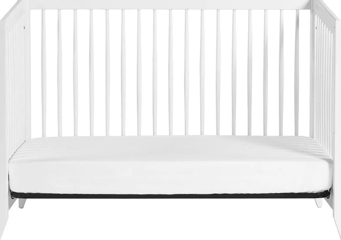 Babyletto Sprout 4-in-1 Convertible Crib w/Toddler Bed Conversion Kit - White