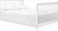 Babyletto Sprout 4-in-1 Convertible Crib w/Toddler Bed Conversion Kit - White