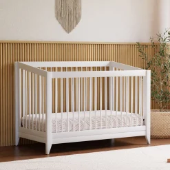 Babyletto Sprout 4-in-1 Convertible Crib w/Toddler Bed Conversion Kit - White