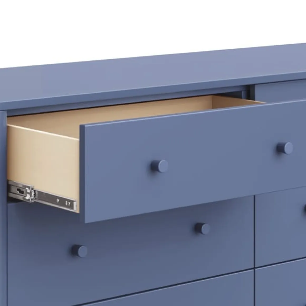 Babyletto Swell 6-Drawer Assembled Dresser - Cove Blue
