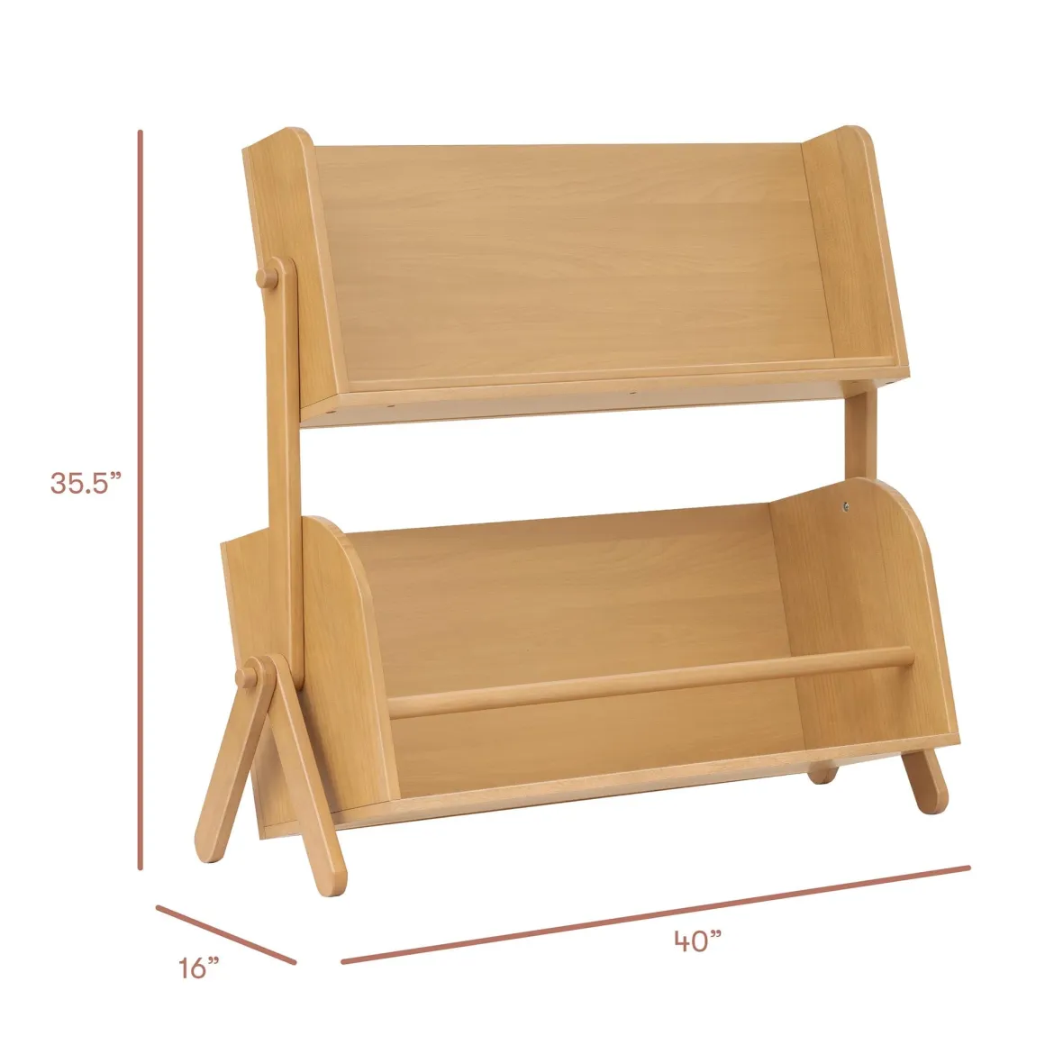 Babyletto Tally Storage and Bookshelf - Honey