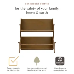 Babyletto Tally Storage and Bookshelf - Natural Walnut