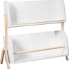 Babyletto Tally Storage and Bookshelf In White and Washed Natural Finish