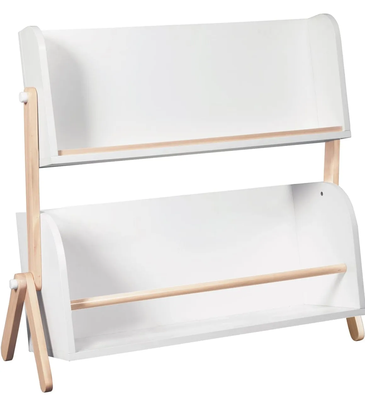 Babyletto Tally Storage and Bookshelf In White and Washed Natural Finish