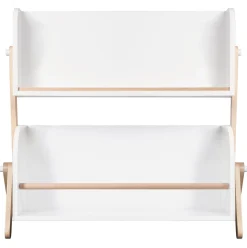 Babyletto Tally Storage and Bookshelf In White and Washed Natural Finish