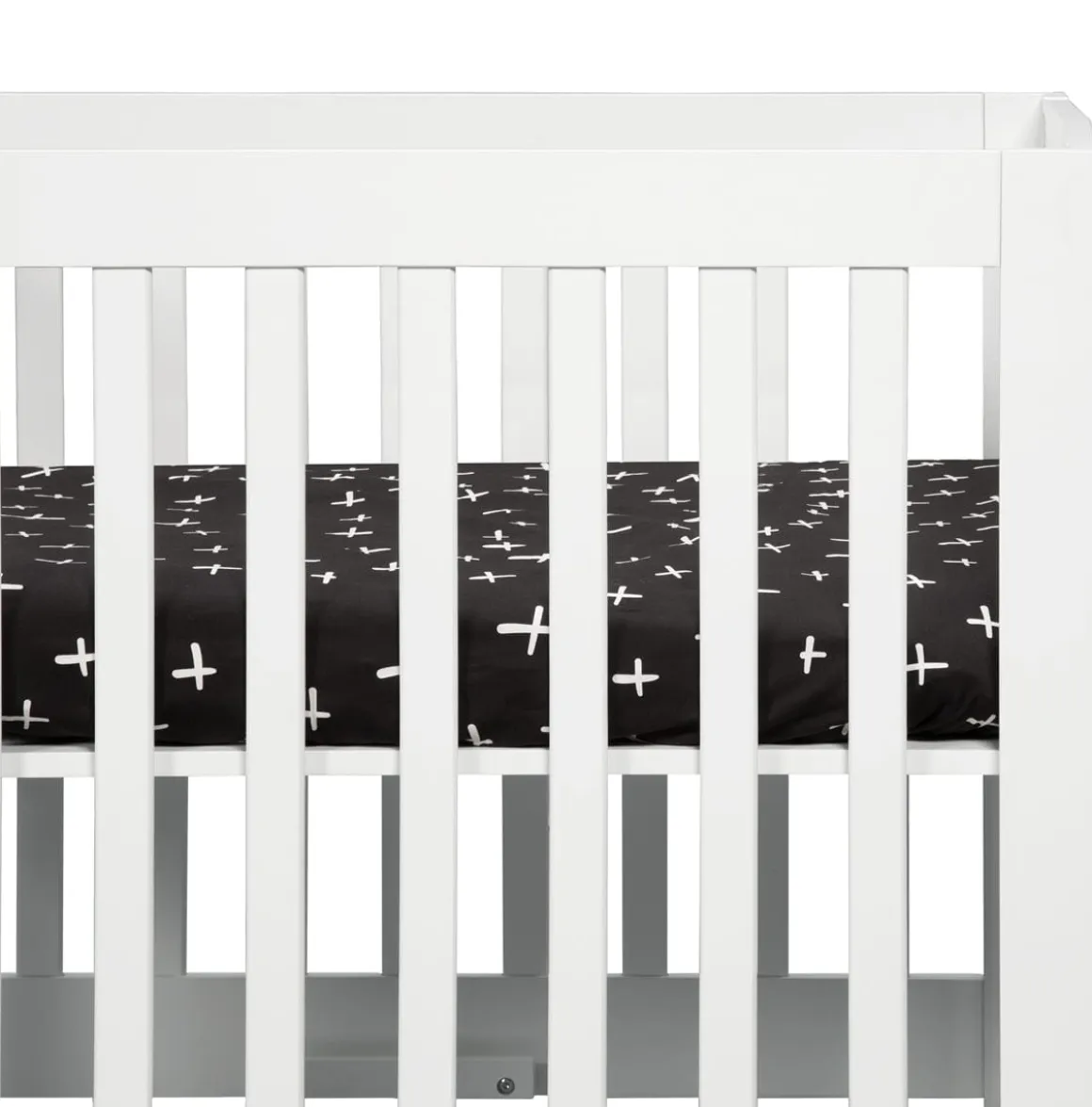 Babyletto Tuxedo Monochrome Cross Mini Crib Sheet