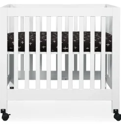 Babyletto Tuxedo Monochrome Cross Mini Crib Sheet