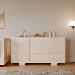 Babyletto Yuzu 9-Drawer Assembled Dresser - Washed Natural