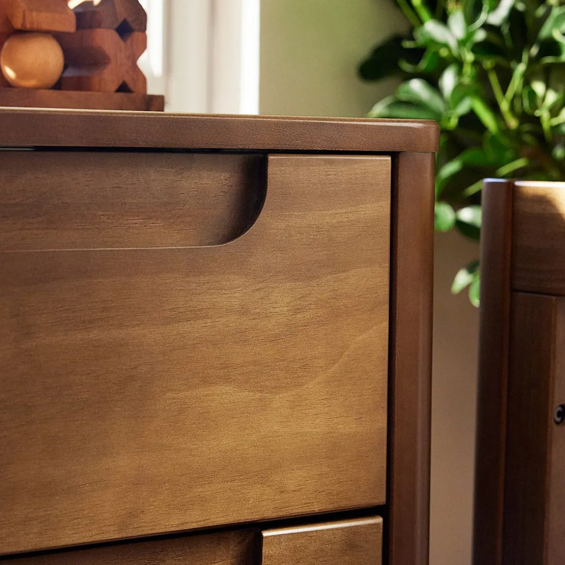 Babyletto Yuzu 6-Drawer Dresser, KD - Natural Walnut