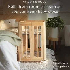 Babyletto Yuzu 8-in-1 Convertible Crib with All-Stages Conversion Kit - Natural