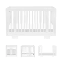 Babyletto Yuzu 8-in-1 Convertible Crib with All-Stages Conversion Kit - White
