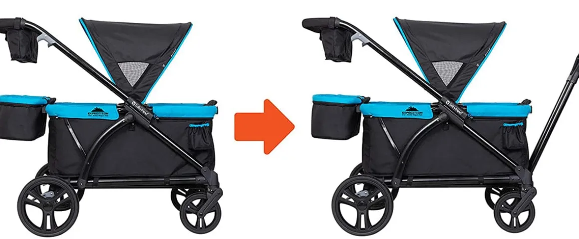 Baby Trend Expedition 2-in-1 Stroller Wagon Plus - Ultra Marine