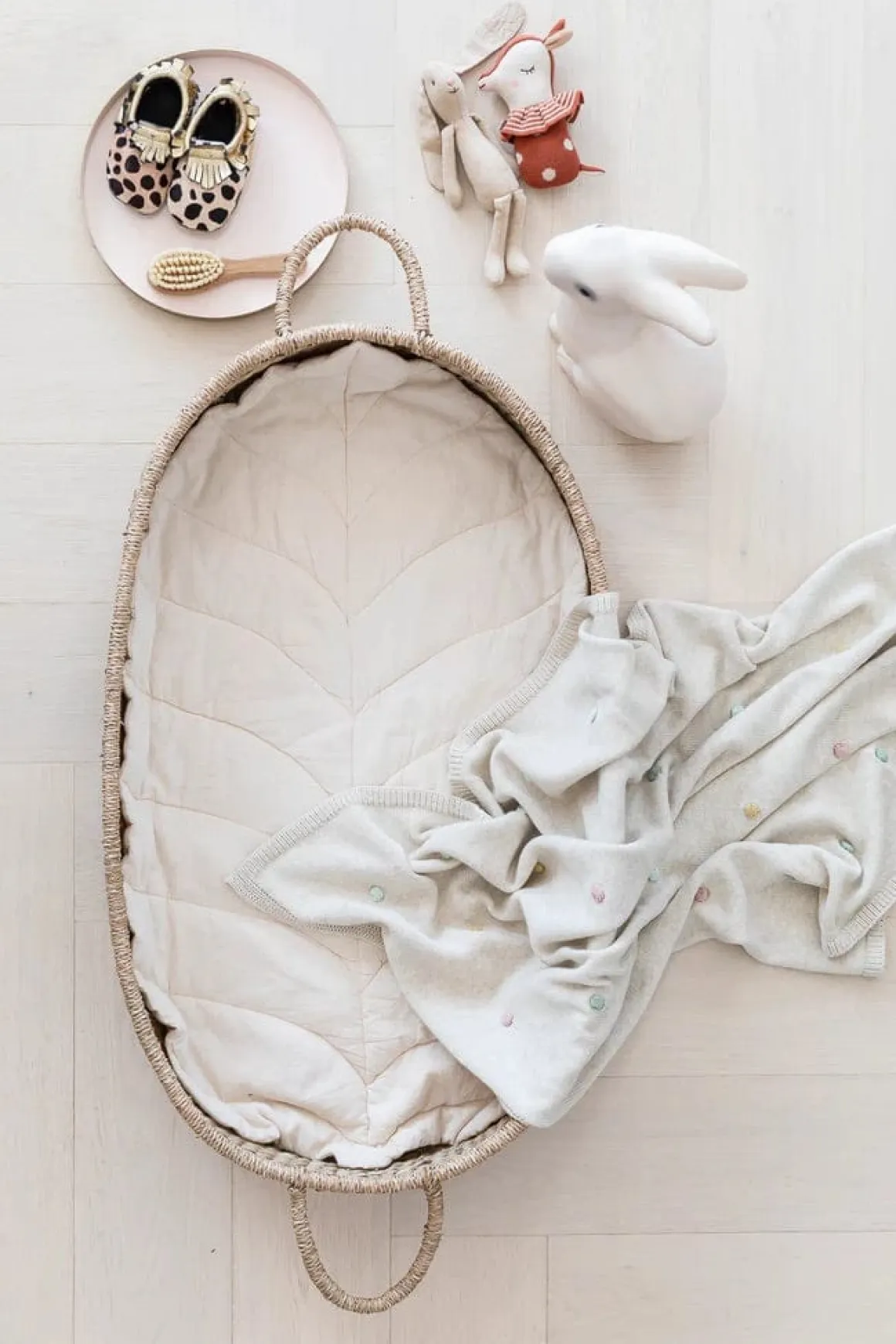 BEBE BASK RAW Baby Changing Basket Set