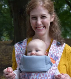 Beco Baby Gemini Baby Carrier - Geo Dusty Pink