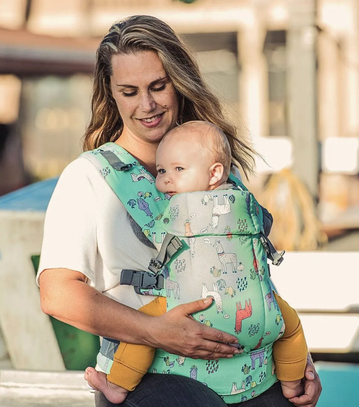 Beco Baby Gemini Baby Carrier - Llama Drama Day