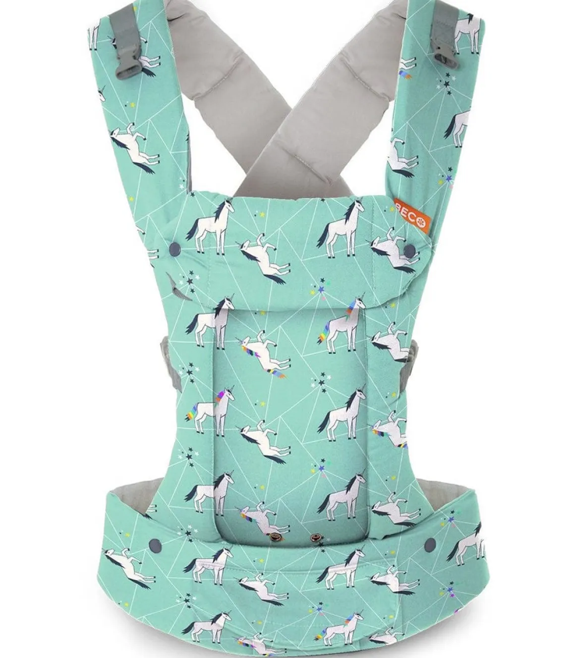 Beco Baby Gemini Baby Carrier - Unicorn Magic Mint