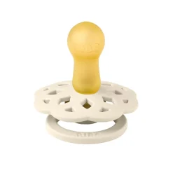 BIBS Boheme Pacifier, 4 Pack - Ivory/Blush/Woodchuck/Blossom - Size 1 (0-6 m)