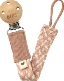 BIBS Pacifier Clip - Blush/Ivory