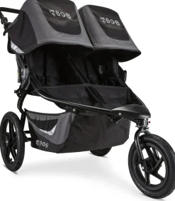 BOB Revolution Flex 3.0 Duallie Double Jogging Stroller - Graphite Black