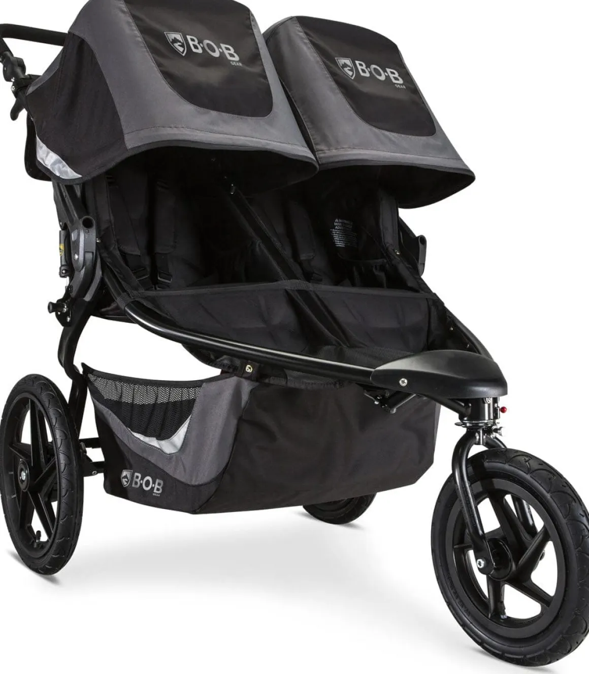 BOB Revolution Flex 3.0 Duallie Double Jogging Stroller - Graphite Black