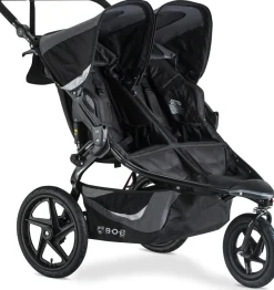 BOB Revolution Flex 3.0 Duallie Double Jogging Stroller - Graphite Black
