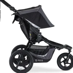 BOB Revolution Flex 3.0 Duallie Double Jogging Stroller - Graphite Black