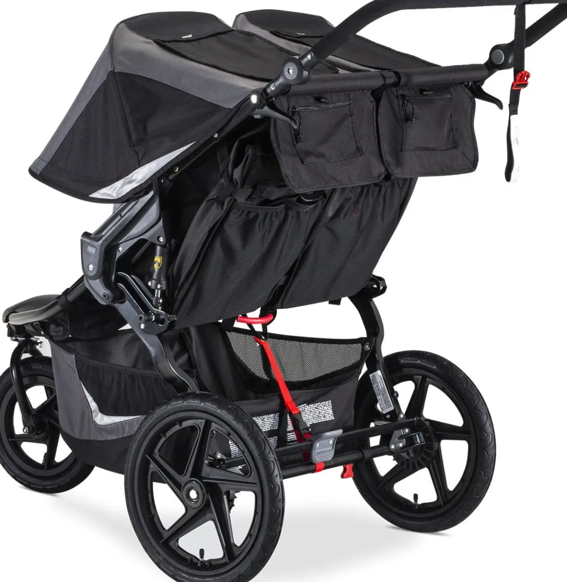 BOB Revolution Flex 3.0 Duallie Double Jogging Stroller - Graphite Black