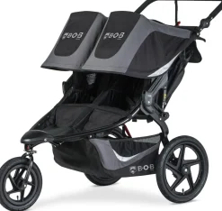 BOB Revolution Flex 3.0 Duallie Double Jogging Stroller - Graphite Black