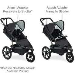 BOB Single Jogging Stroller Adapter for Peg Perego Infant Car Seats