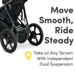 BOB Wayfinder + Champ ClickTight Travel System - Nightfall