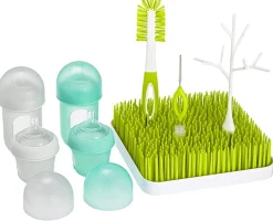 Boon NURSH Silicone Pouch Bottle Feeding and Cleaning Set